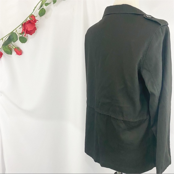 Bagatelle Lightweight Jacket Floral Embroidered Pink Black - Picture 5 of 8